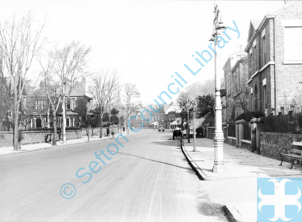 Liverpool Road, Crosby looking north, features Everest Road Sefton