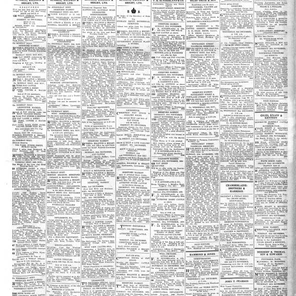 Hereford Times 20th November 1959 Page 1 Herefordshire History