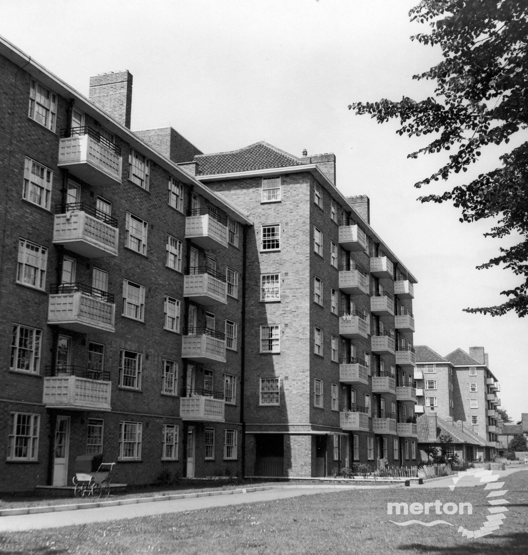 Glebe Estate, Mitcham Road From London Road Merton Memories