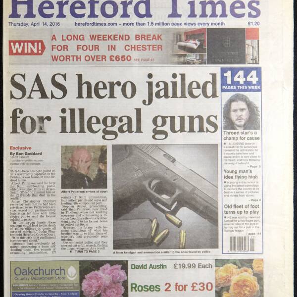 Hereford Times 2016 Herefordshire History