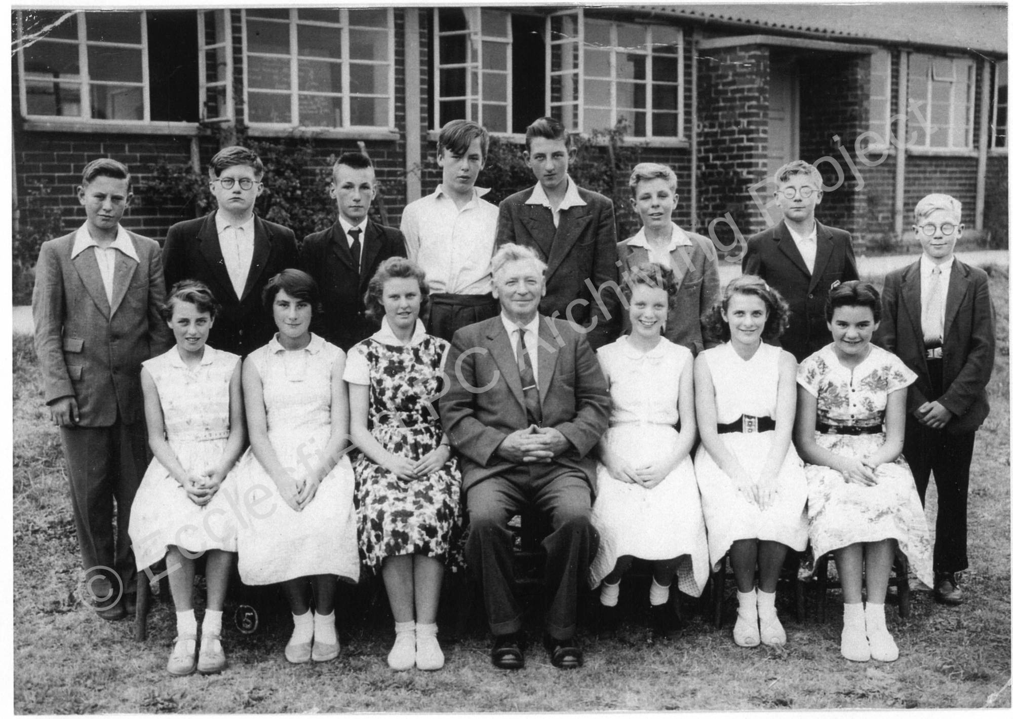 High Green Secondary Modern School class photo. 1. Ecclesfield