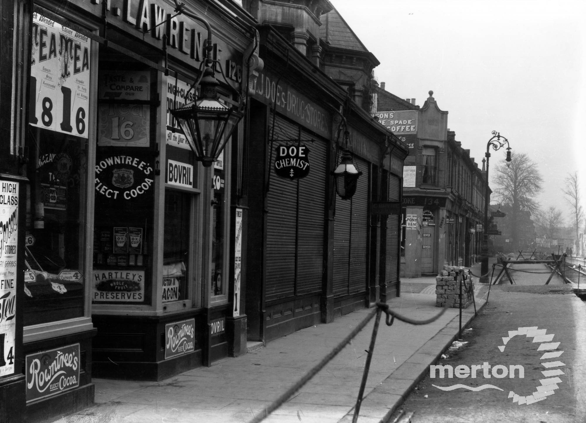 Lawrence grocery store, Merton Road, Wimbledon Merton Memories Photographic Archive
