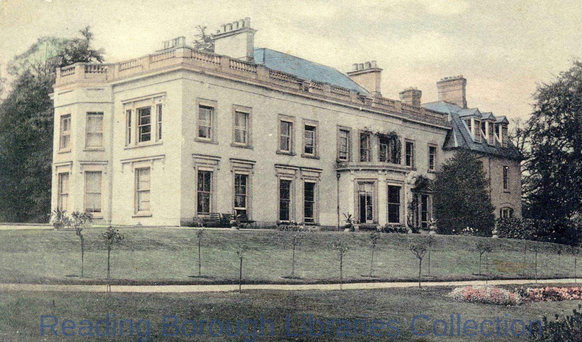 "Culverlands," a large house off Man's Hill, Burghfield, c1904 "Culverlands," a large house off Man's Hill, Burghfield, c1904