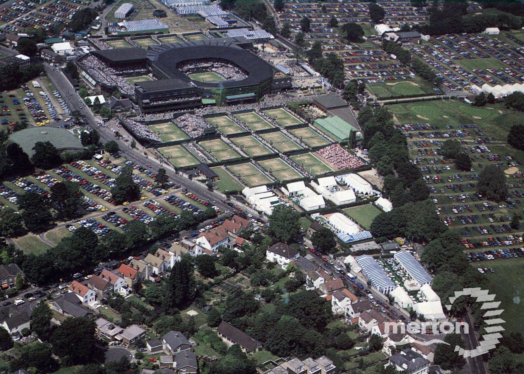 The All England Lawn Tennis Courts, Wimbledon Merton Memories Photographic Archive