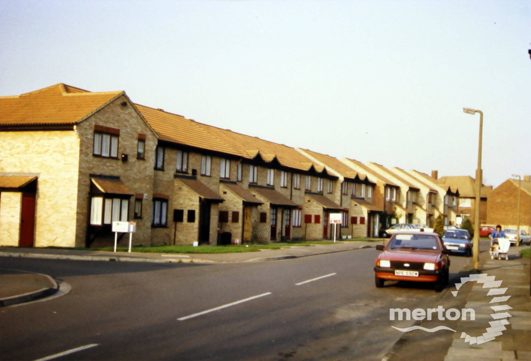 Oakleigh Way, Mitcham Firs Close on the left Merton Memories Photographic Archive