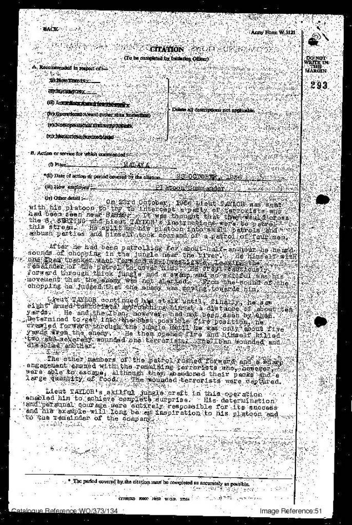 253 Taylor Mc Citation 4 Jan 57 3 Jpg Royal Leicestershire Regiment