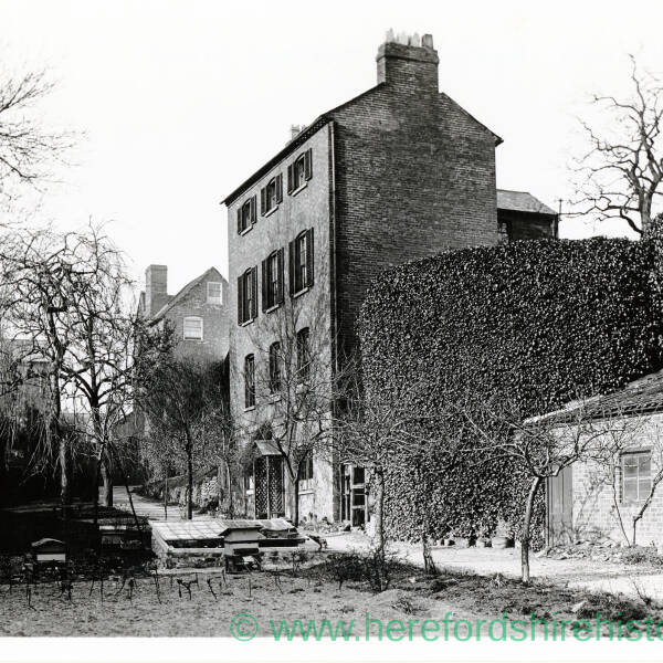 St Nicholas Street, Hereford including remains of city wall bastion