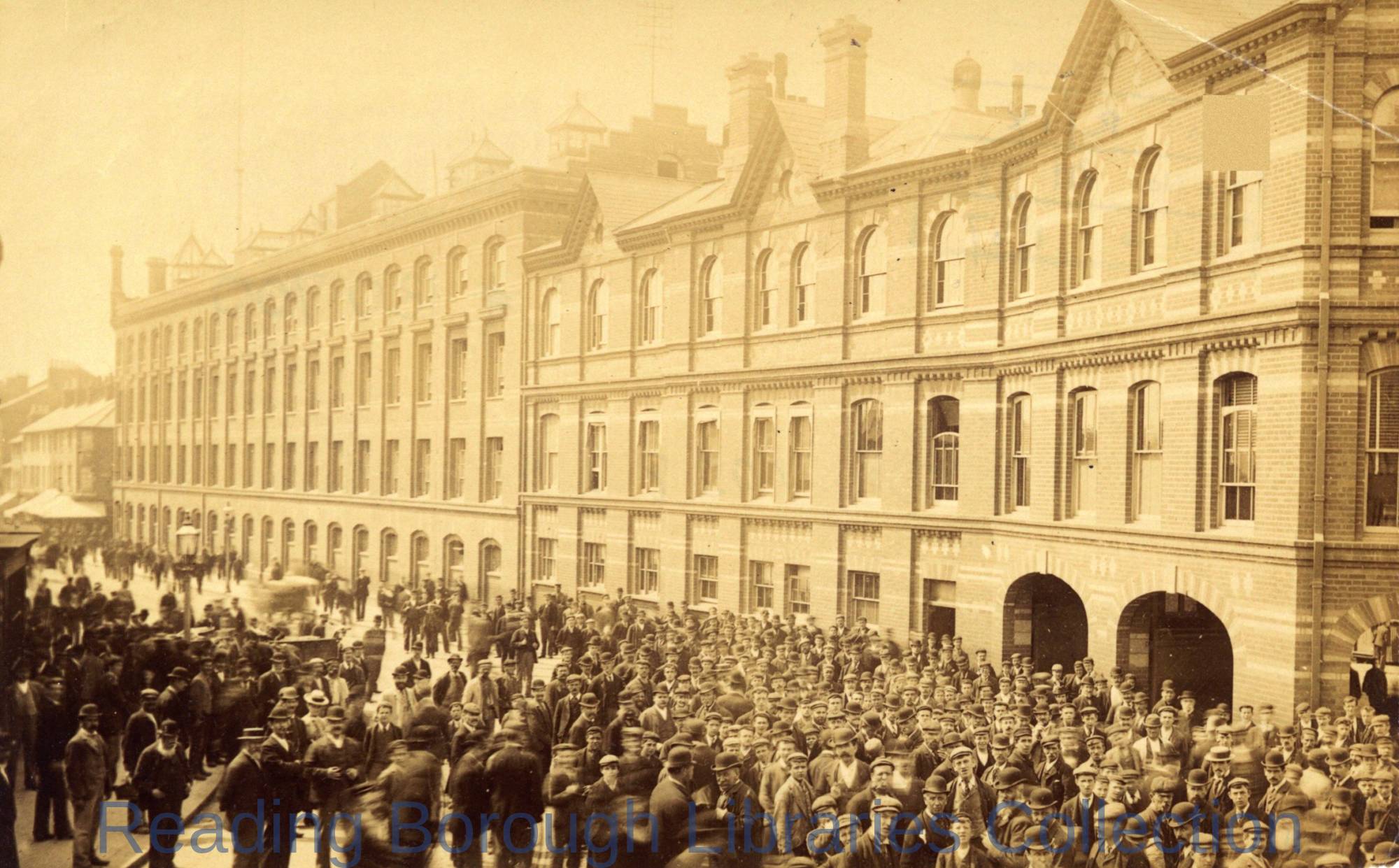 The offices of Huntley and Palmers, biscuit manufacturers, c1904 The offices of Huntley and Palmers, biscuit manufacturers, c1904