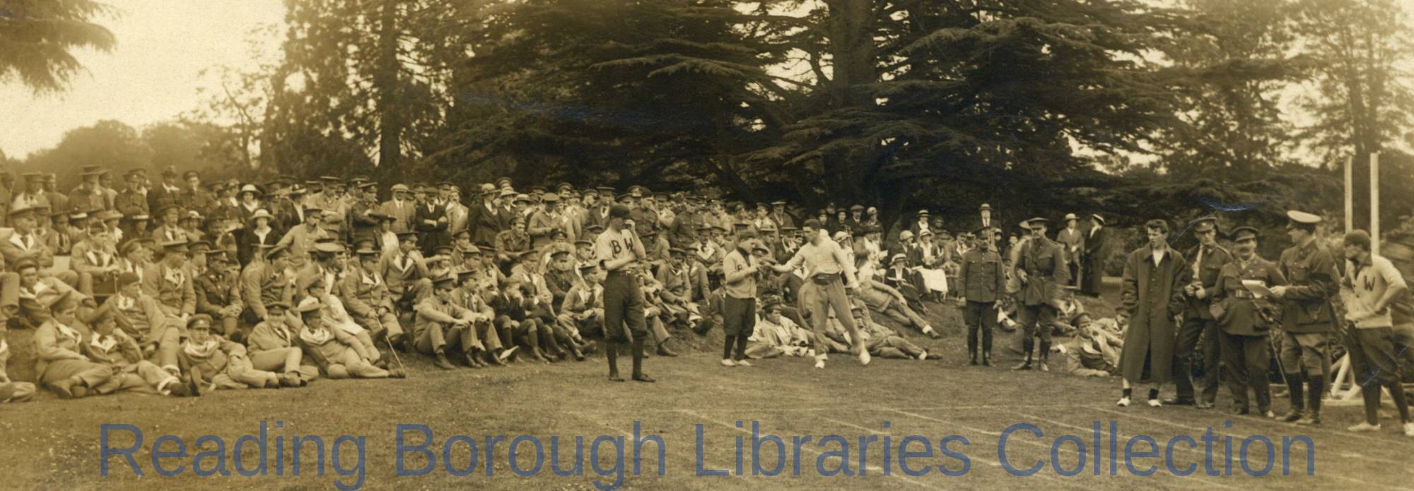 Celebrations on Dominion Day, Canadian Convalescent Hospital, Bearwood, Reading, 1st July 1916. Celebrations on Dominion Day, Canadian Convalescent Hospital, Bearwood, Reading, 1st July 1916.