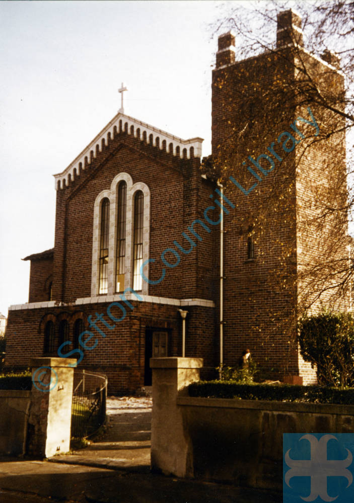 St Helen's RC Church in Crosby Sefton Council Library & Local Studies
