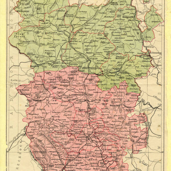 Historic maps of Herefordshire - Herefordshire History
