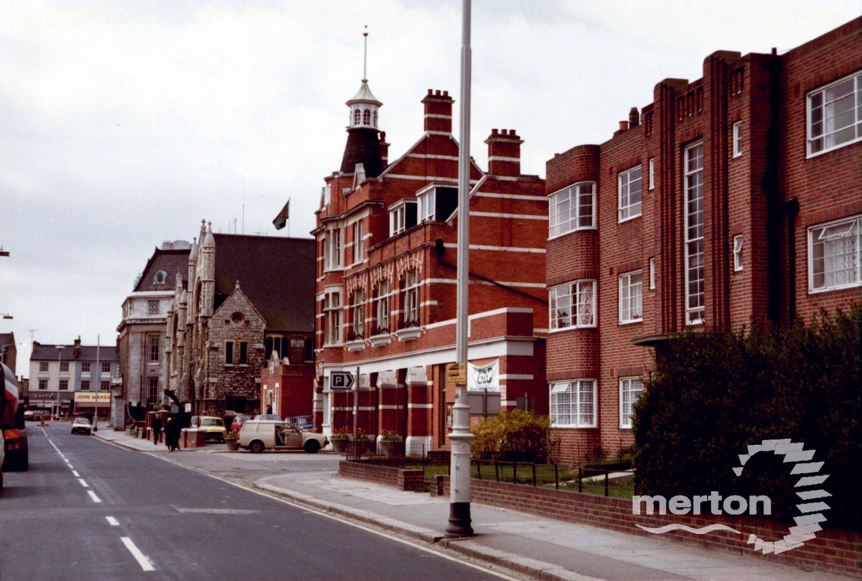 Queens Road, Wimbledon Wimbledon Fire Station and Baptist Church
