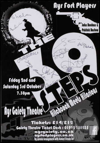 Flyer -The 39 Steps 2015 - Ayr Fort Players Flyer -The 39 Steps 2015 - Ayr Fort Players