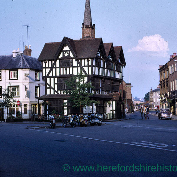 Black and White house, High Town, Hereford, 1971 Herefordshire History