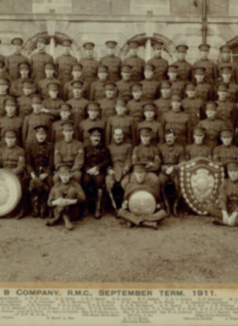 B Company Royal Military College, September Term, 1911 B Company Royal Military College, September Term, 1911