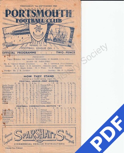 19480901 Official Programme Charlton Athletic Home FC 19480901 Official Programme Charlton Athletic Home FC