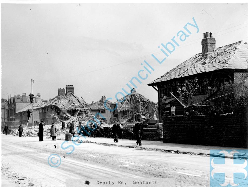 Crosby Road South, May 1941 Sefton Council Library & Local Studies