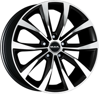 Alufælge Mak Wolf Black Mirror 6.5Jx16 5x112 ET35 Ø76 Alufælge Mak Wolf Black Mirror 6.5Jx16 5x112 ET35 Ø76