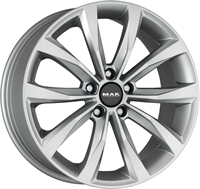Alufælge Mak Wolf Silver 7.5Jx17 5x112 ET30 Ø76 Alufælge Mak Wolf Silver 7.5Jx17 5x112 ET30 Ø76