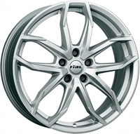 Alufælge Rial Lucca Polar Silver 7.5Jx17 5x108 ET45 Ø70 Alufælge Rial Lucca Polar Silver 7.5Jx17 5x108 ET45 Ø70