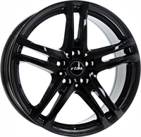 Alufælge Rial Bavaro Black 7.5Jx17 5x108 ET47 Ø70 Alufælge Rial Bavaro Black 7.5Jx17 5x108 ET47 Ø70