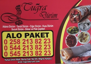 Tuğra Dürüm - Yunus emre mah. Bursa cad. No:59 - Denizli - Pamukkale