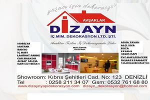 Dizayn Dekorasyon - Istiklal mah. Kibris sehitler cad. No:123/B - Denizli - Pamukkale