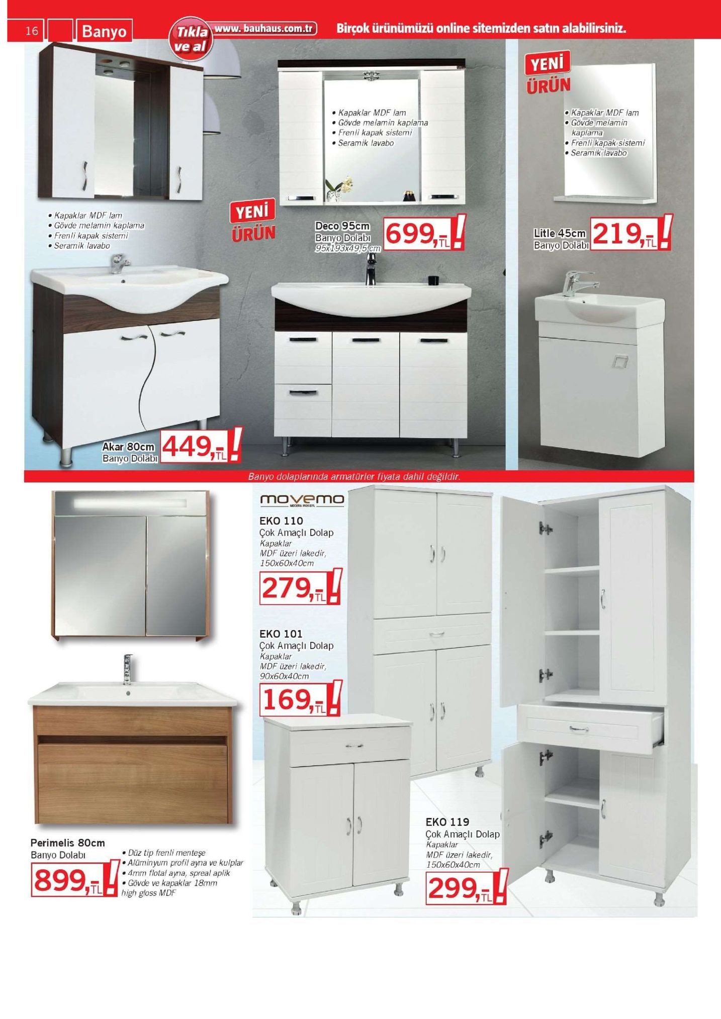 2019 Banyo Dolapları Bauhaus 2019 Banyo Dolapları Bauhaus