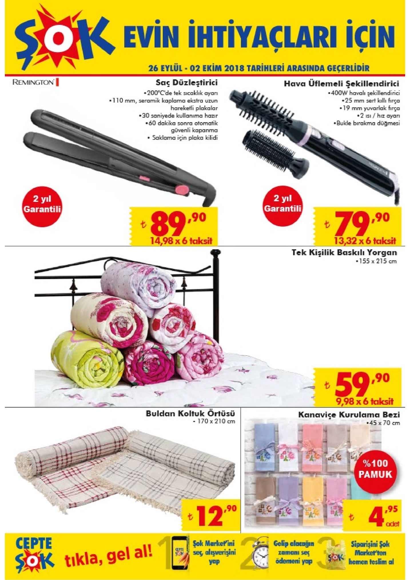 ŞOK 26 Eylül – 2 Ekim Kataloğu ŞOK 26 Eylül – 2 Ekim Kataloğu