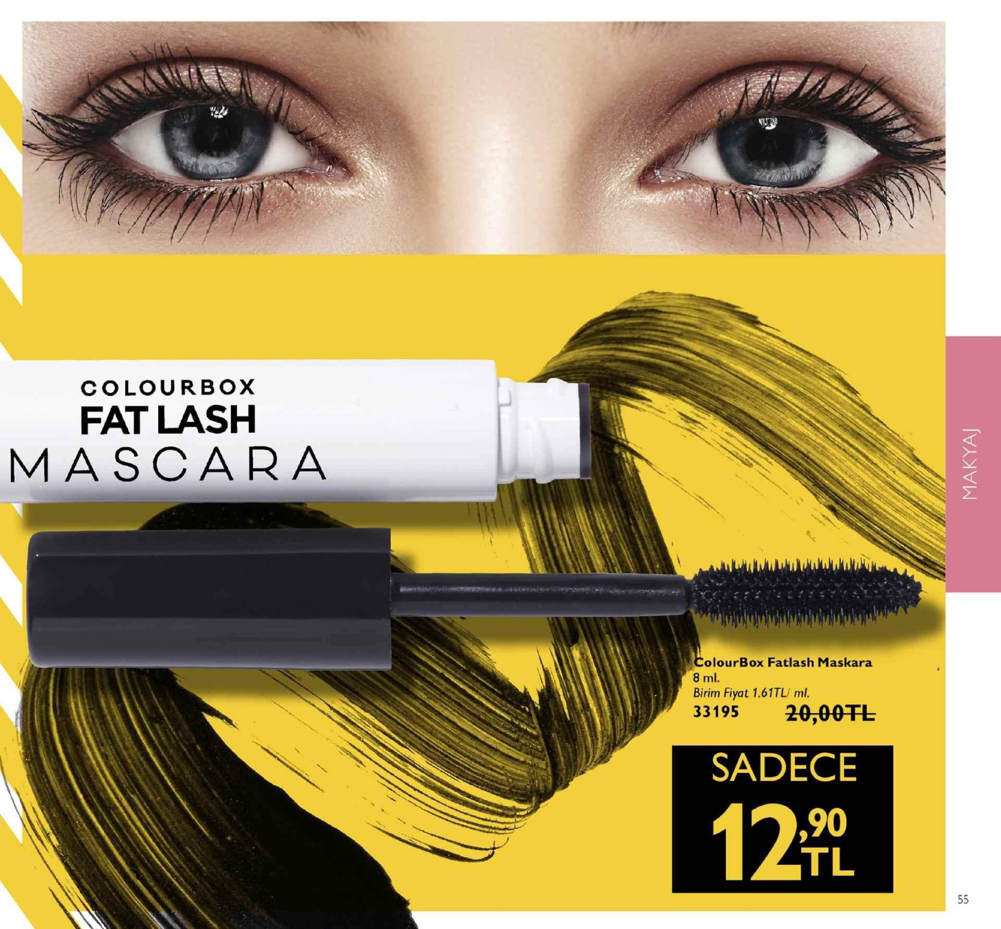 colourbox fat lash mascara <c colourbox fatlash maskara birim fiyat 1.61tl/ mil 33195 20,00tl sadece 90 tl 