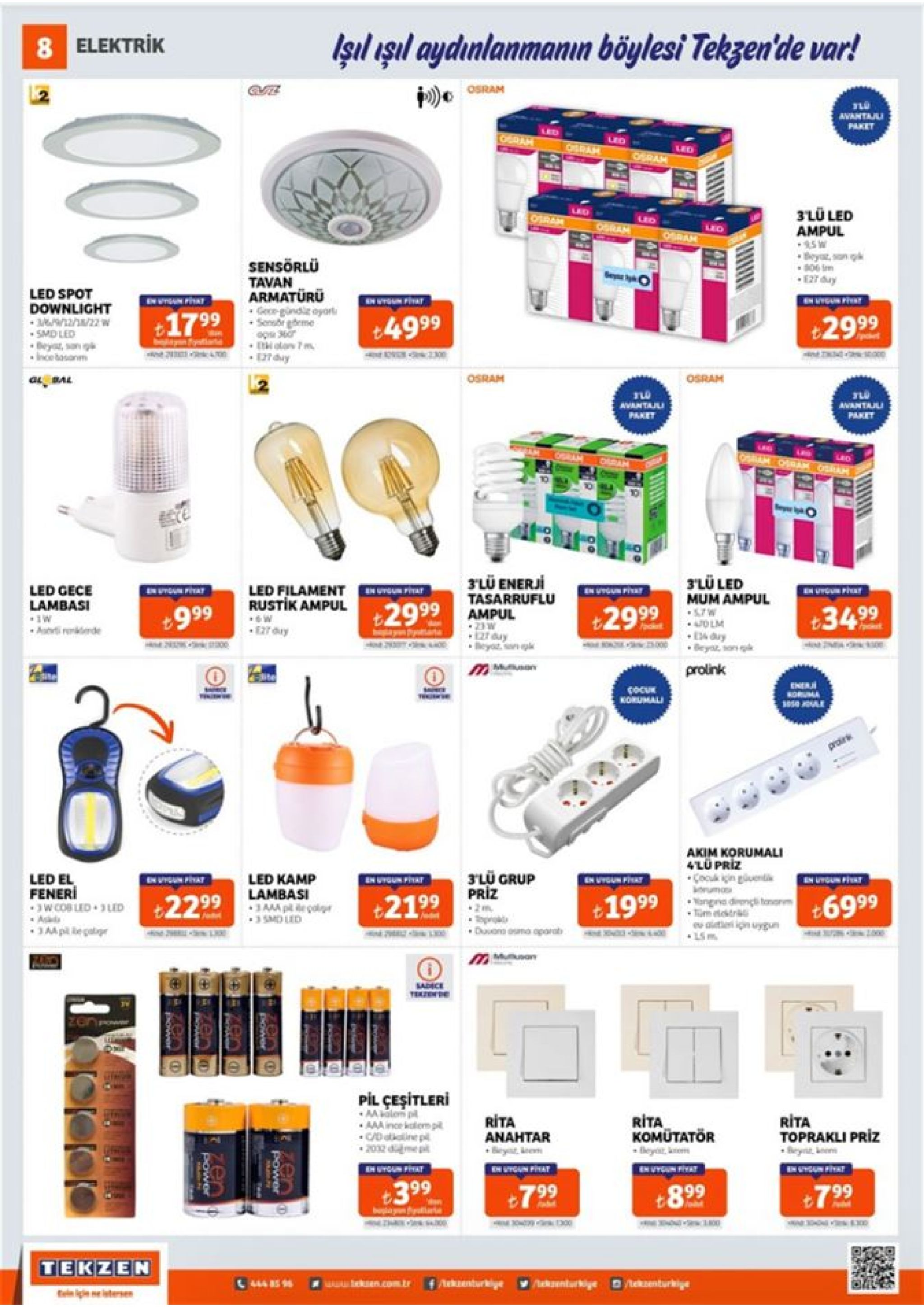 işıl ışıl aydınlanmanın böylesi tekzen'de var! 8 elektrik osram avantajli paket led osrah leg osrah leo hyaso 3lü led ampul losram led osram leo osram heyor, san quki sensörlü tavan armatürü gece-gündiz oyorl + sensbr geme 27 duy led spot downlight * mwi/1/22 w smd led in vysum finat 2992 +4999 e2t duy nor basanm osram osram al bal avantajli wantajli paket paket led orah relutshate 3'lü led mum ampul 3'lü enerji tasarruflu 2999 ampul led filament rustik ampul led gece lambasi en vtsuh píht +3499 +2999 jolm 23w *aatrti remklende 666* bey, on prolink mufiuson ite eherji cocuk korumali pros akim korumali 4lü priz cocuk igin giuentie 3'lü grup priz led el feneri 3w cob led 3led led kamp lambasi saaa p e polger en vtgum fitri invisum fiyat +2299 angno dirençi tmorm tum etektrikli e tistleri için uygun +2199 3 smd led *3aa pil legaligr duuono emo oparab 2060 tekžen de pil çeşitleri am kilom pil ama ince kolempl *cdatline pi rita komütatör rita toprakli priz *beyrt, kne rita anahtar eyat keem +399 892 799 799 tekzen akaenturkiy enturkige danekoenturkige en.com.tr tein içle me lsterm power zen power zen power 