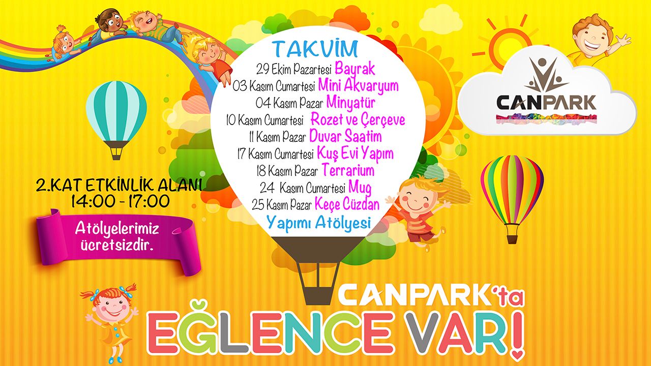 Canpark'ta Eğlence Var