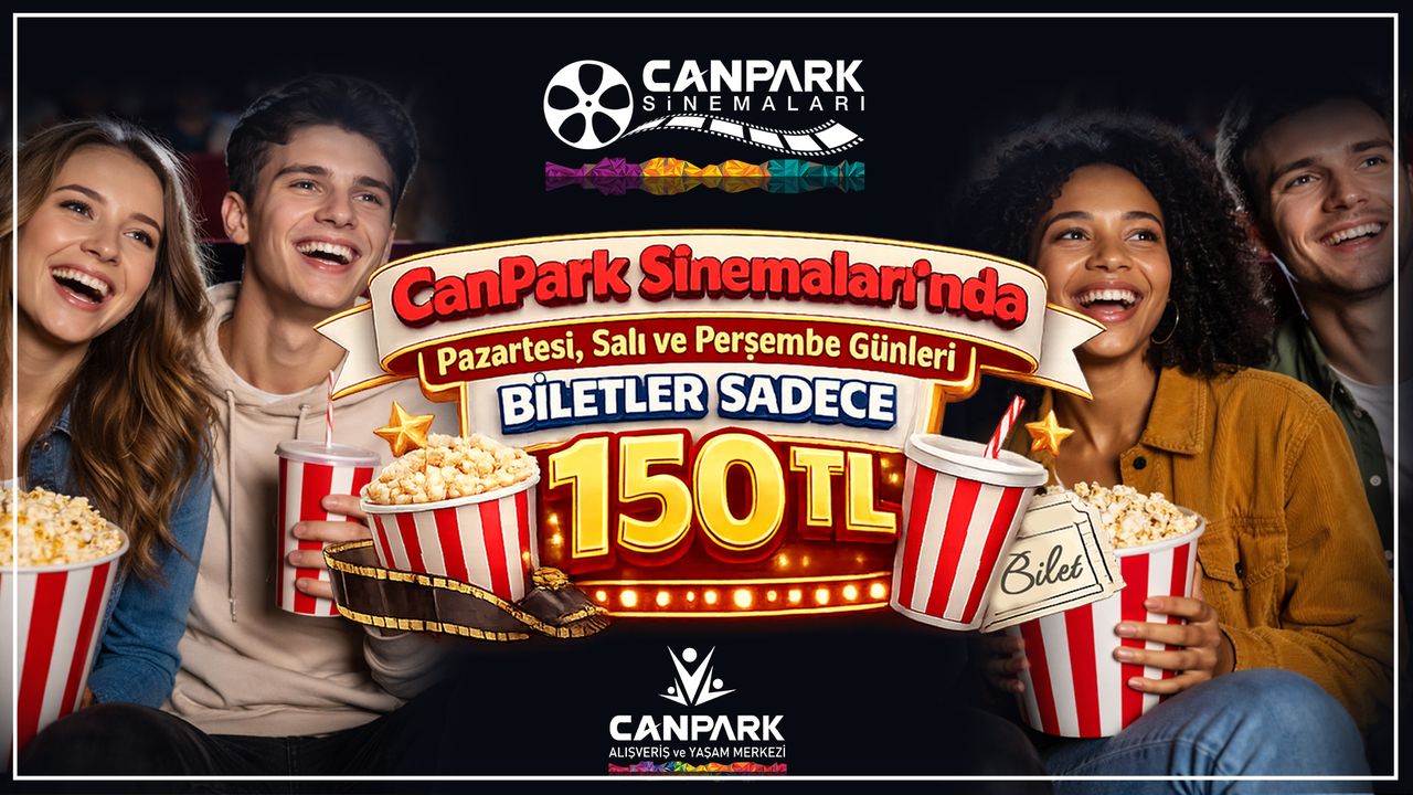 Pazartesi, Salı ve Perşembe günleri tüm seanslar sadece 150 TL!