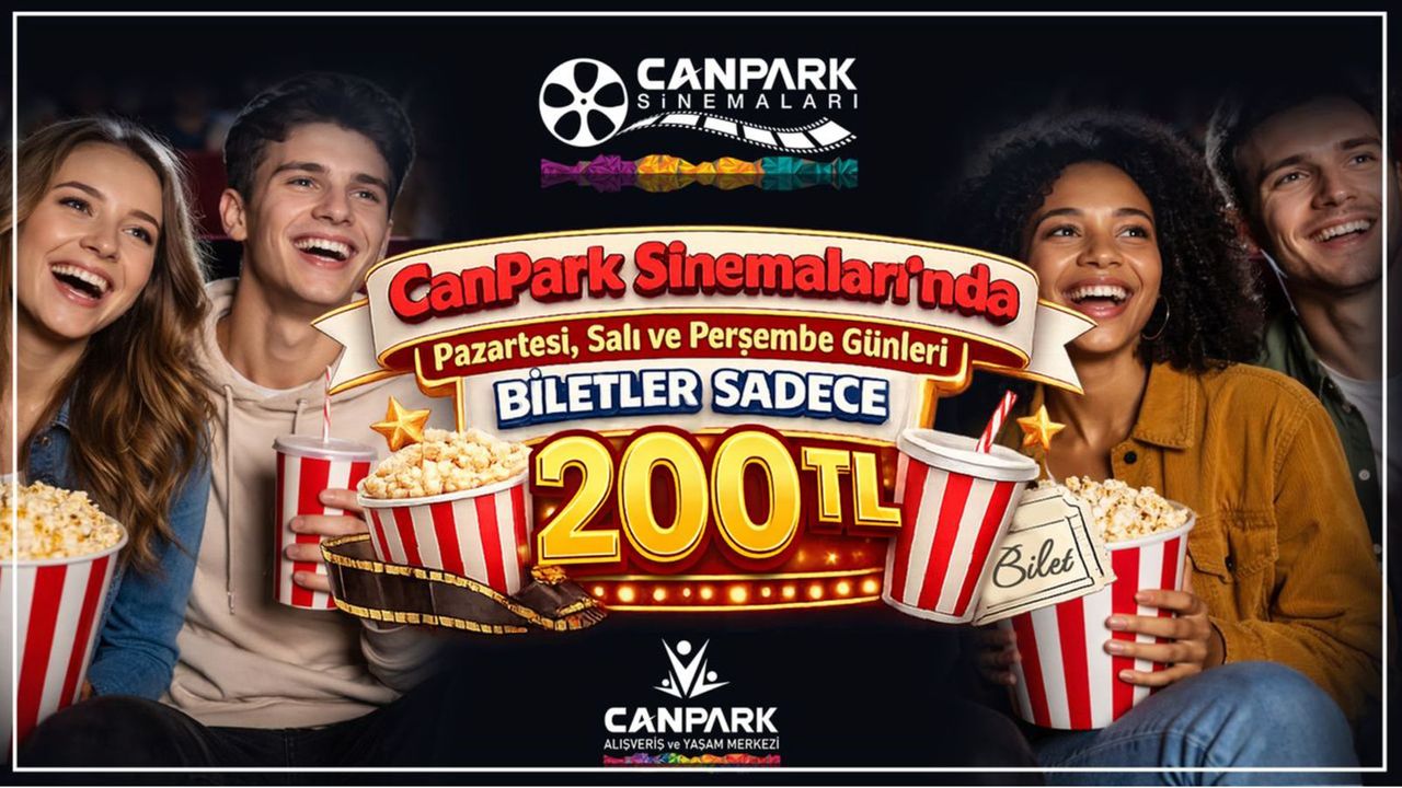 Pazartesi, Salı ve Perşembe günleri tüm seanslar sadece 200 TL! 