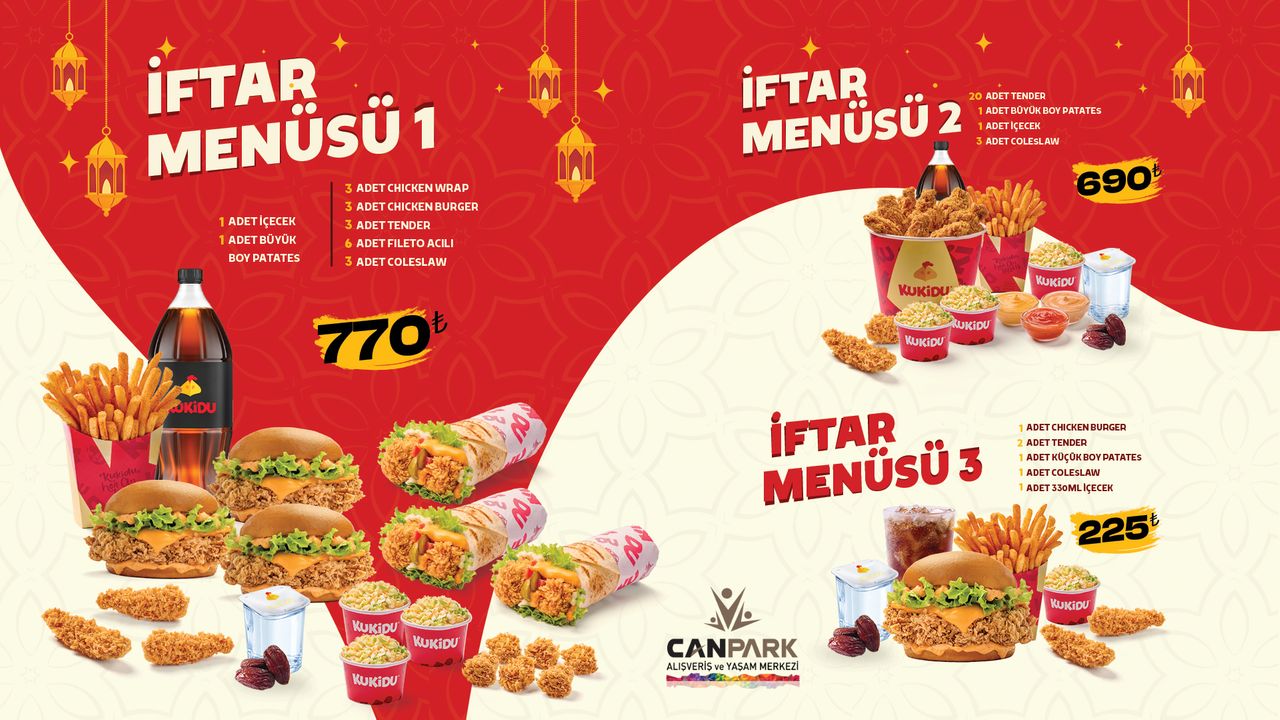 The Iftar menus at CanPark Kukidu are very filling!