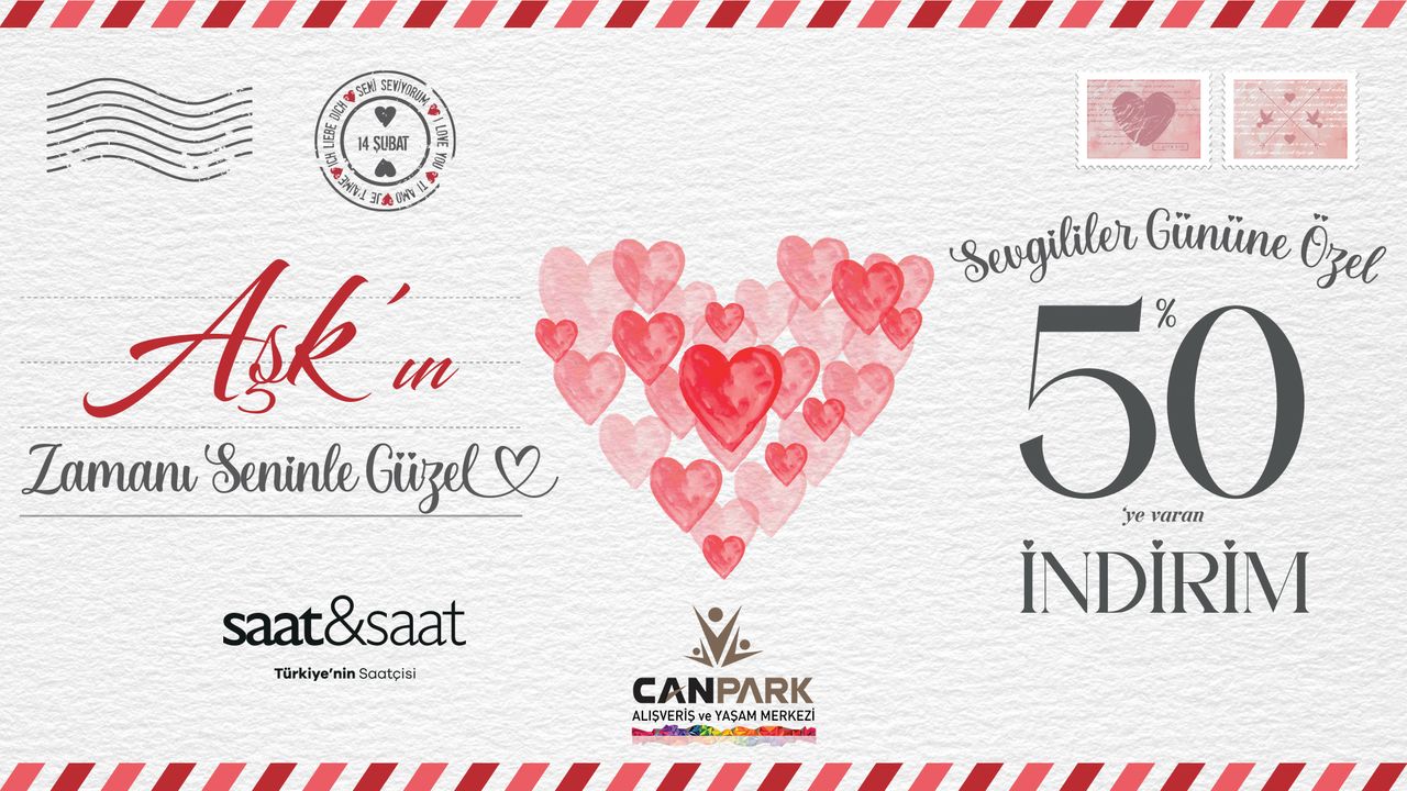 Up to 50% off at CanPark Saat for Valentine's Day!