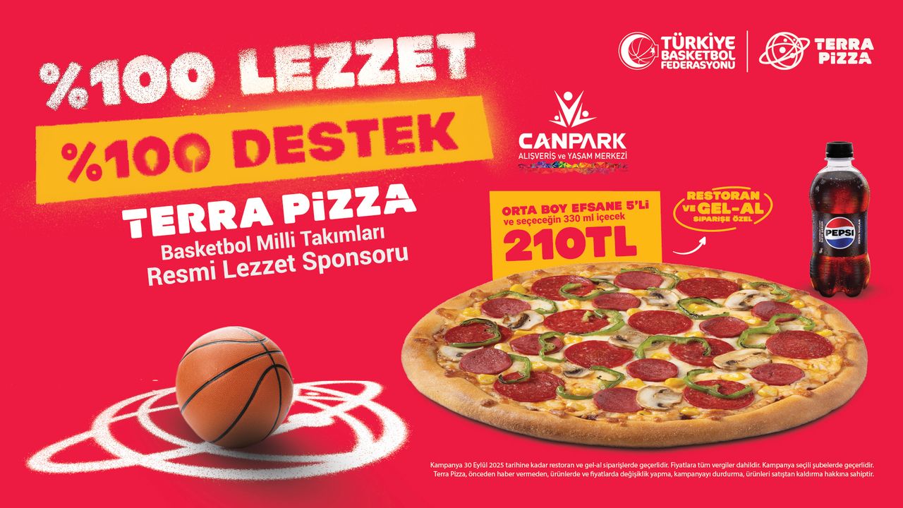 Terra Pizza Became the Official Sponsor of the National Teams! CanPark Terra Pizza flavors await you!