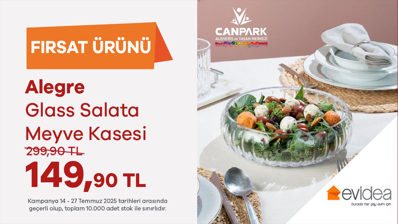CanPark Evidea'da fırsat ürünleri sizi bekliyor.