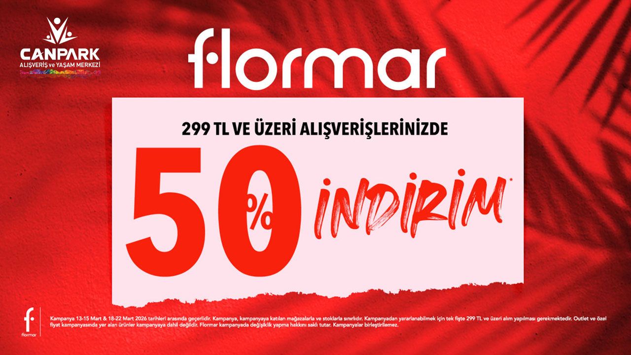 299 TL ve Üzeri Alışverişlerinizde %50 İndirim