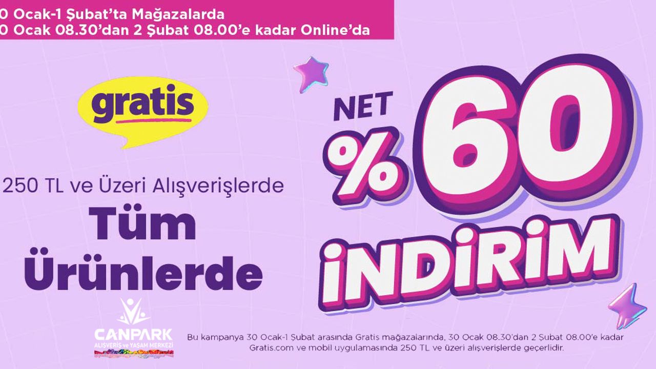 Up to 60% discount awaits you at CanPark Gratis!