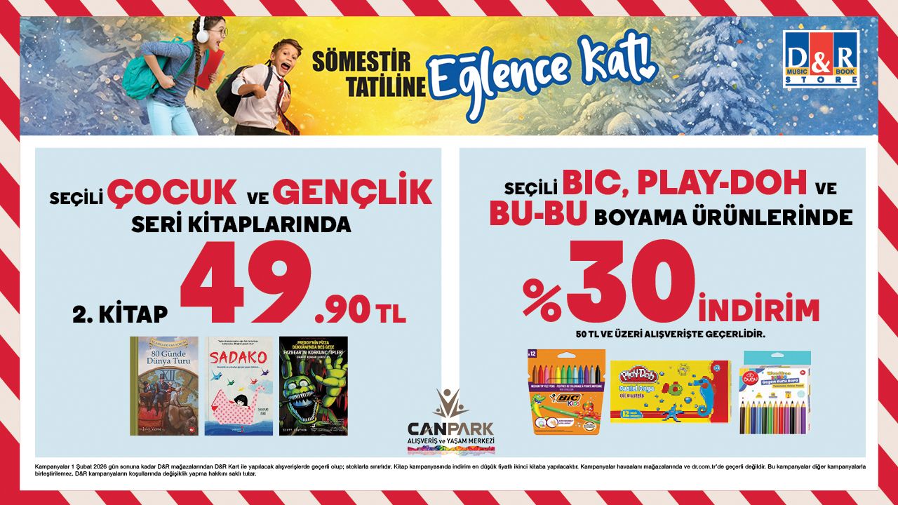 Semester break deals await you at CanPark D&R.