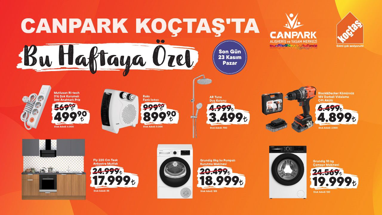 CanPark Koçtaş'ta fırsatları yakalayın!