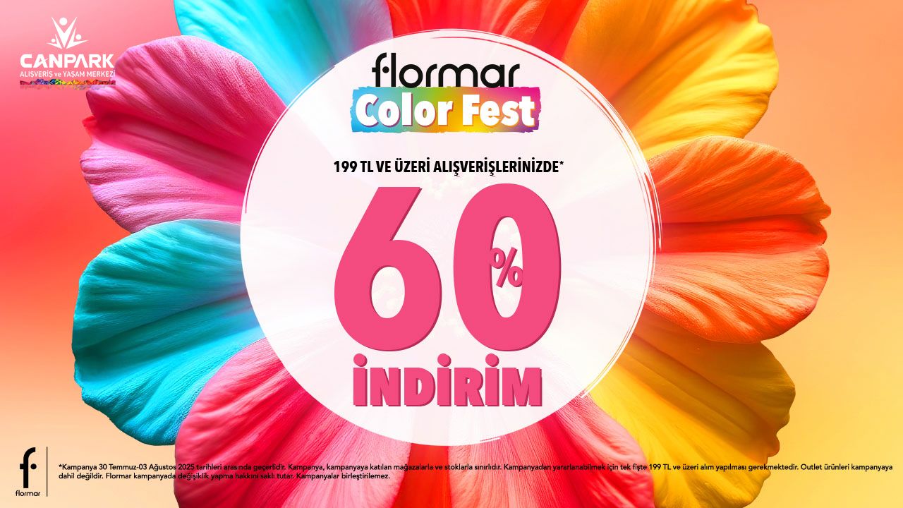 %60 Big Sale at CanPark Flormar!