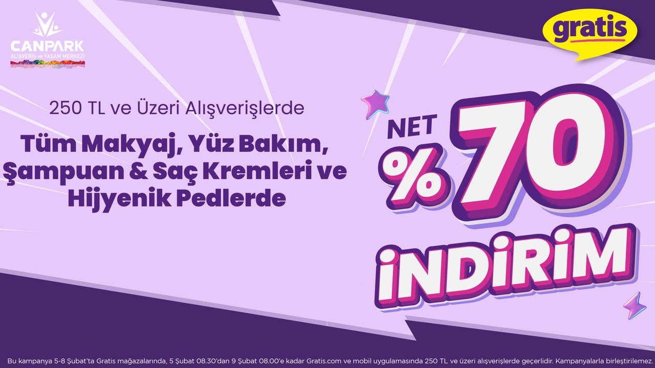 A 70% net discount awaits you at CanPark Gratis.