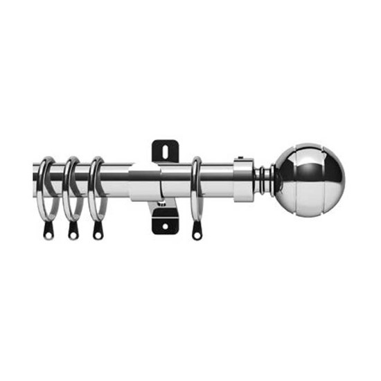 Lexington Metal Pole in Chrome