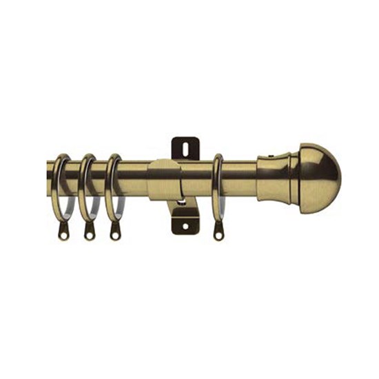 Nexus Metal Pole in Antique Brass