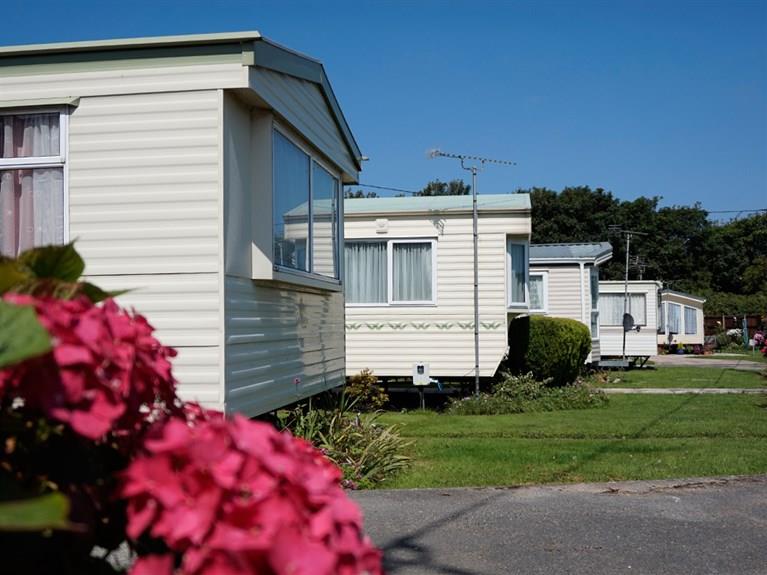 Conwy Holiday Park Caravans site
