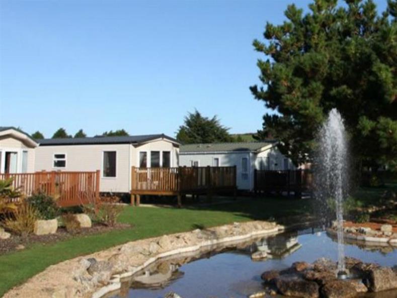 Par Sands Coastal Holiday Park Caravans site