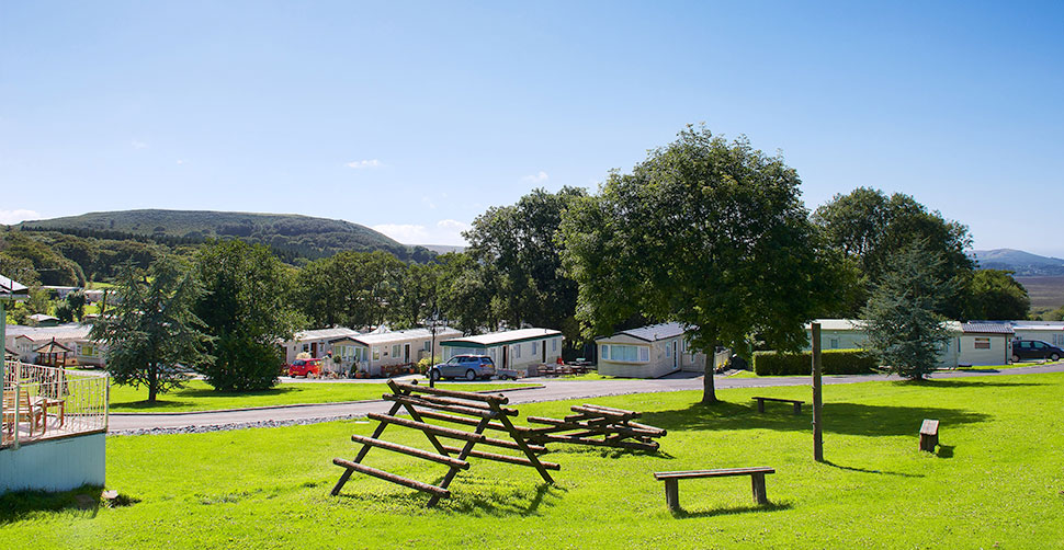 Llanrhidian Holiday Park Caravans site
