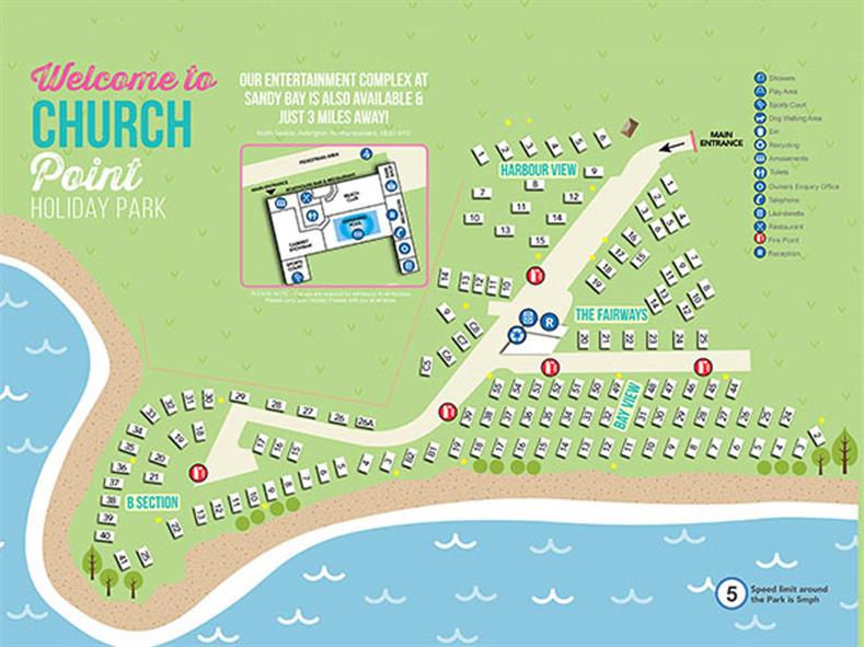 Church Point Holiday Park Parkdean Resorts Caravans site